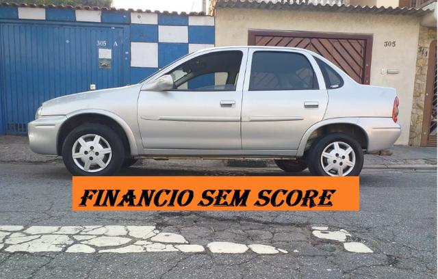Corsa sedan 2001 financiamento com score baixo baixa entrada