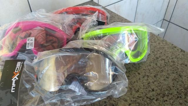 Oculos Proteção Cross Espelhado e Cristal - Diversas Cores = Atualizado !!! - Foto 3