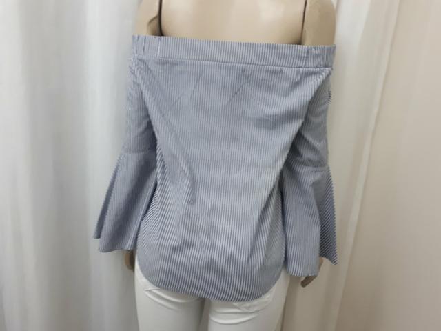 Blusa listrada ombro a ombro - Foto 4