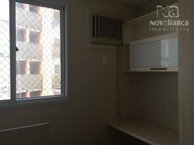 Apartamento com 3 quartos para alugar, 85 m² por R$ 1.500/mês - Itapuã - Vila Velha/ES - Foto 20