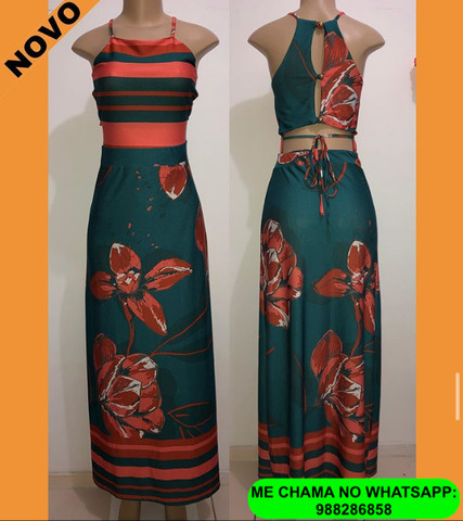 vestidos longos olx