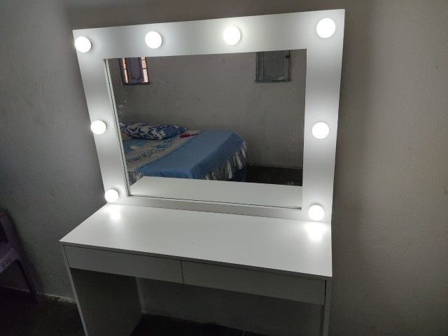 Penteadeira Camarim em MDF - Branco R$ 750