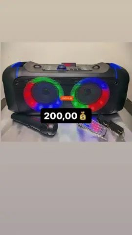 SOM BLUETOOTH PORTÁTIL SUPER PROMOÇÃO COM MICROFONE 