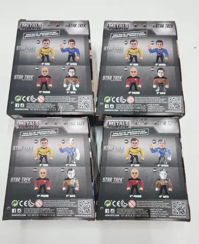 4 - Figuras de Ação - bonecos metal die cast Star Trek  - Foto 2