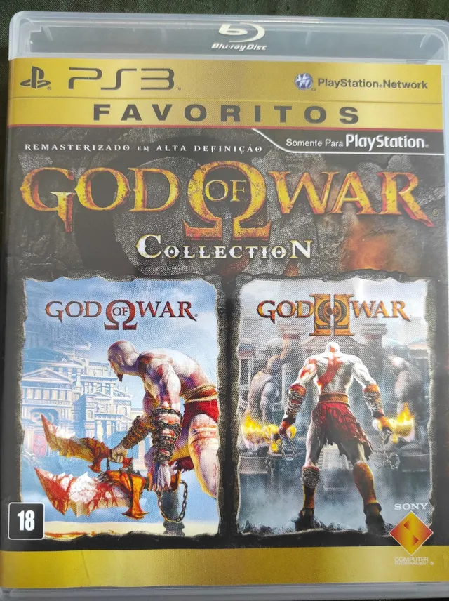 Jogo God of War Collection (Capa Reimpressa) - PS3 - Loja Sport Games