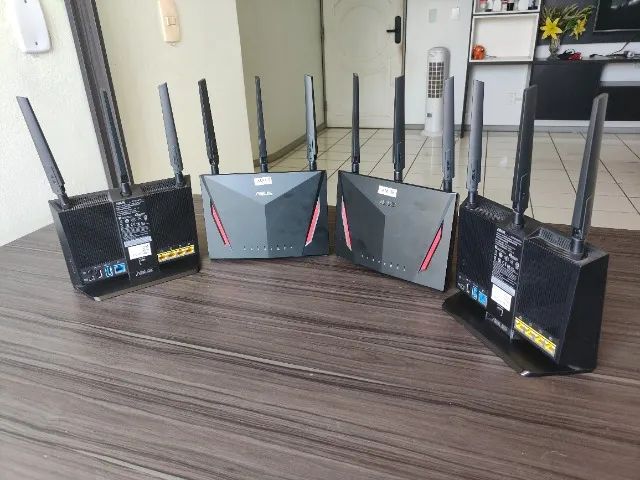 Roteador Asus Rt-ac86u E Access Point 2971mbps Print Server - Foto 5