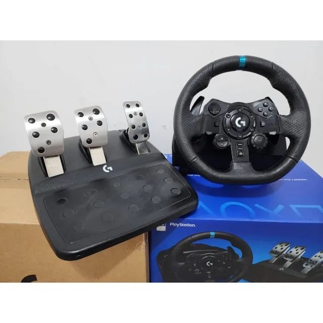 Volante Logitech G923, Pedais E Câmbio Playstation