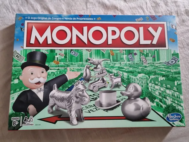 Jogo Tabuleiro Monopoly Antigo Usado, Jogo de Tabuleiro Hasbro Usado  81689945