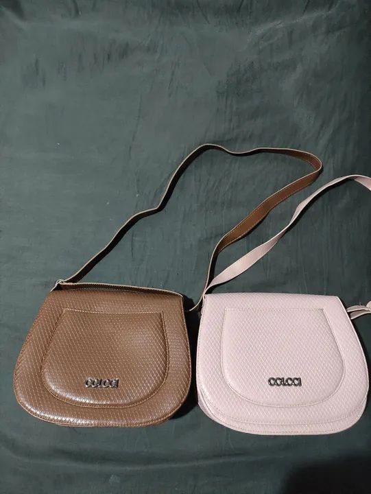 Duas bolsas Colcci, rosa e marrom - Foto 3