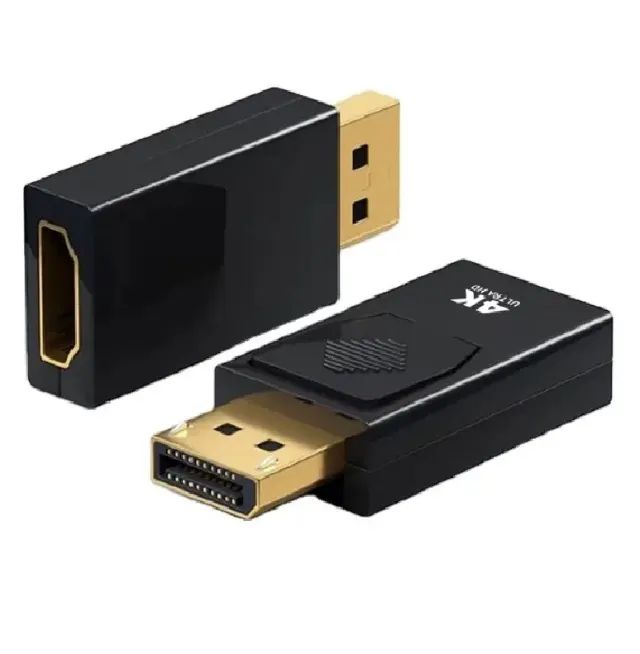 Adaptador Conversor Displayport Macho Para Fêmea Hdmi 4k