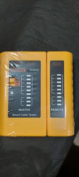 Teste de Cabos RJ11 e RJ45 - ANENG M469D