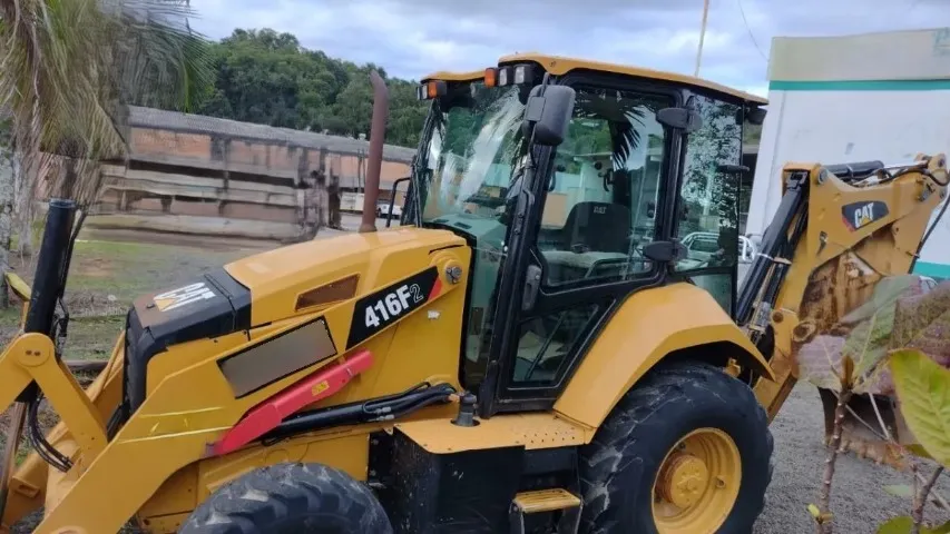 Retro escavadeira Caterpillar 416 2016