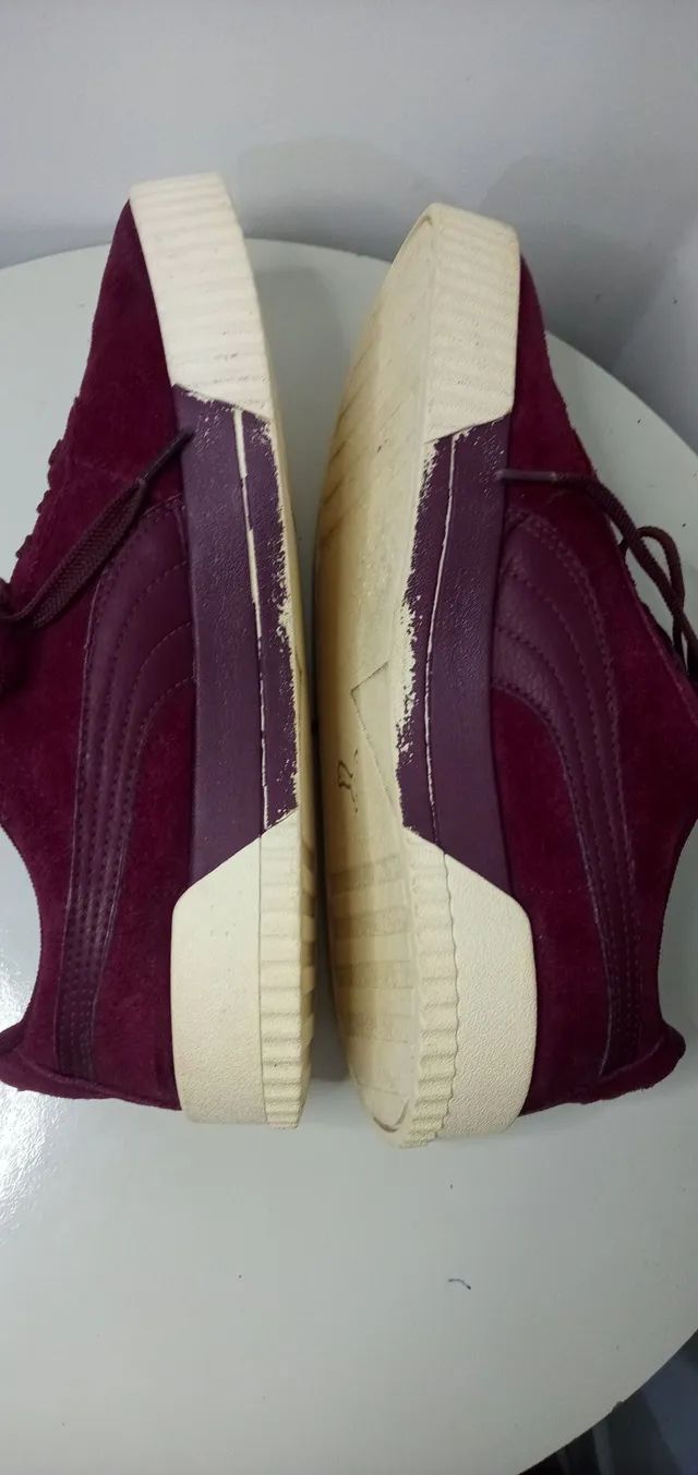 Tenis Puma AF1 est.1982 original em couro nobuc tam. 39 ( usado). - Foto 4