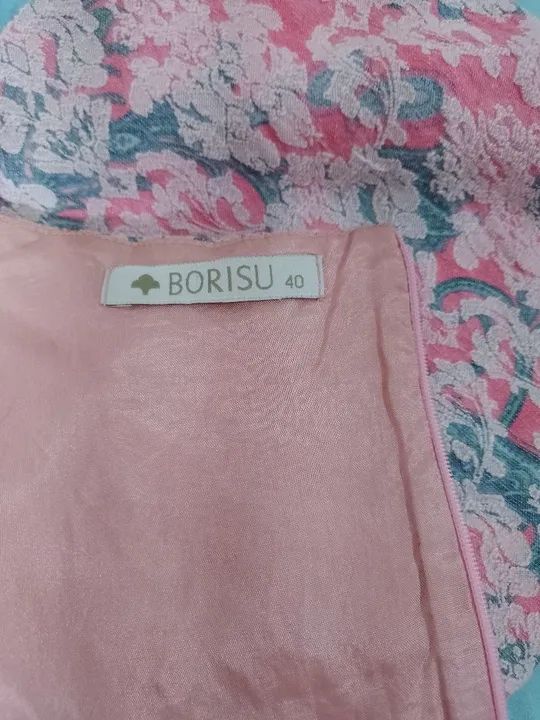 Vestido bordado e forrado - tamanho 40 - Foto 5