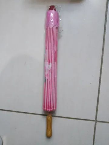 Sombrinha Japonesa Rosa Madeira  - Foto 2