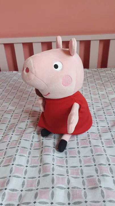 Peppa e Mamãe Pig - pelucia Sunny - Foto 3