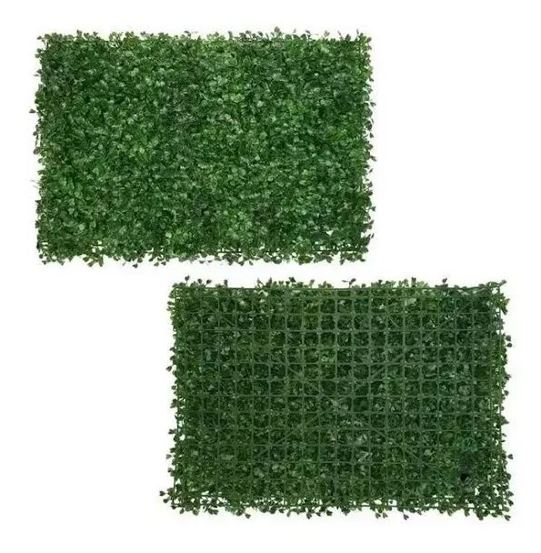 Kit 12 Placas Grama Artificial Grande  Buxinho Tapete