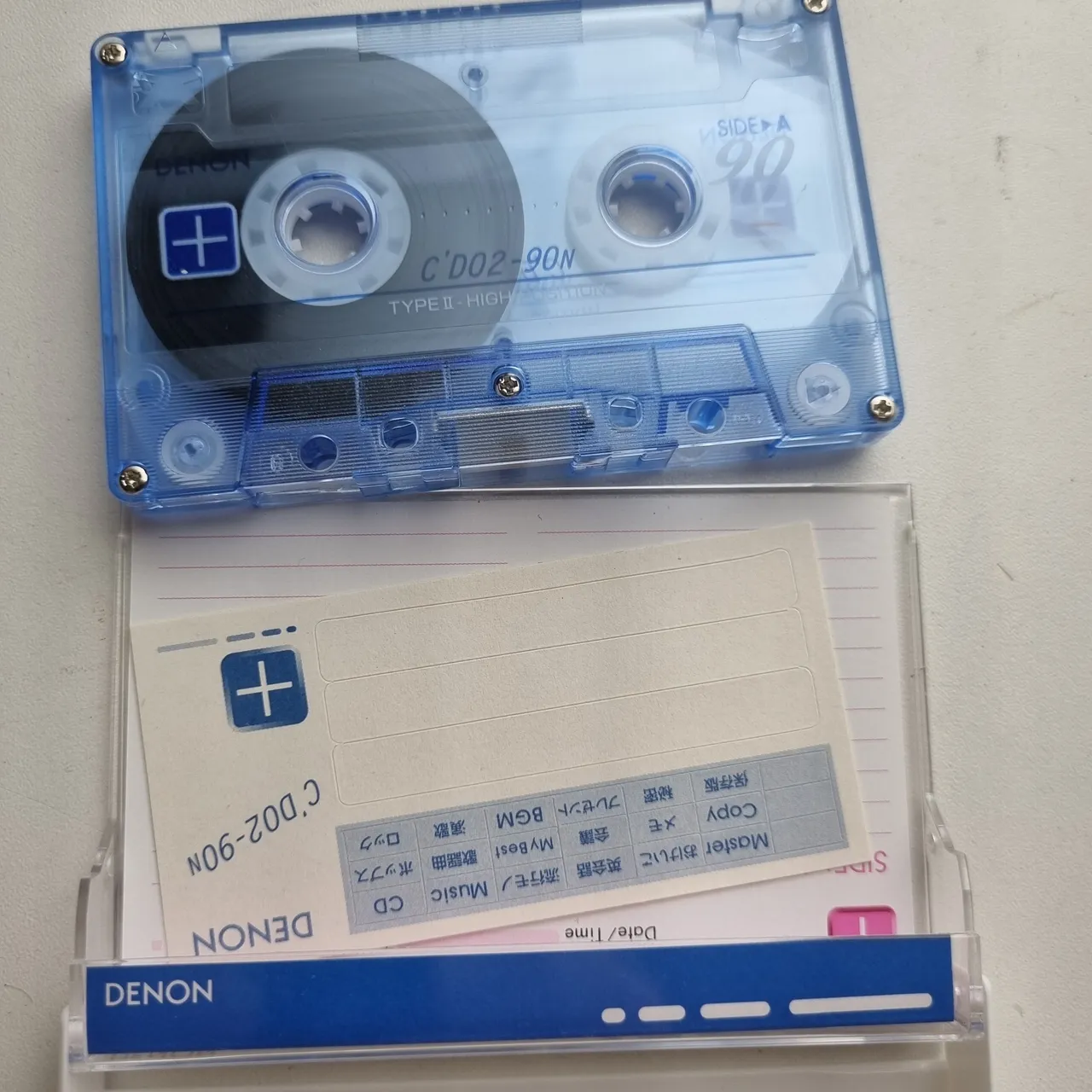 Fita cassete Denon C'D02 90 CHROME