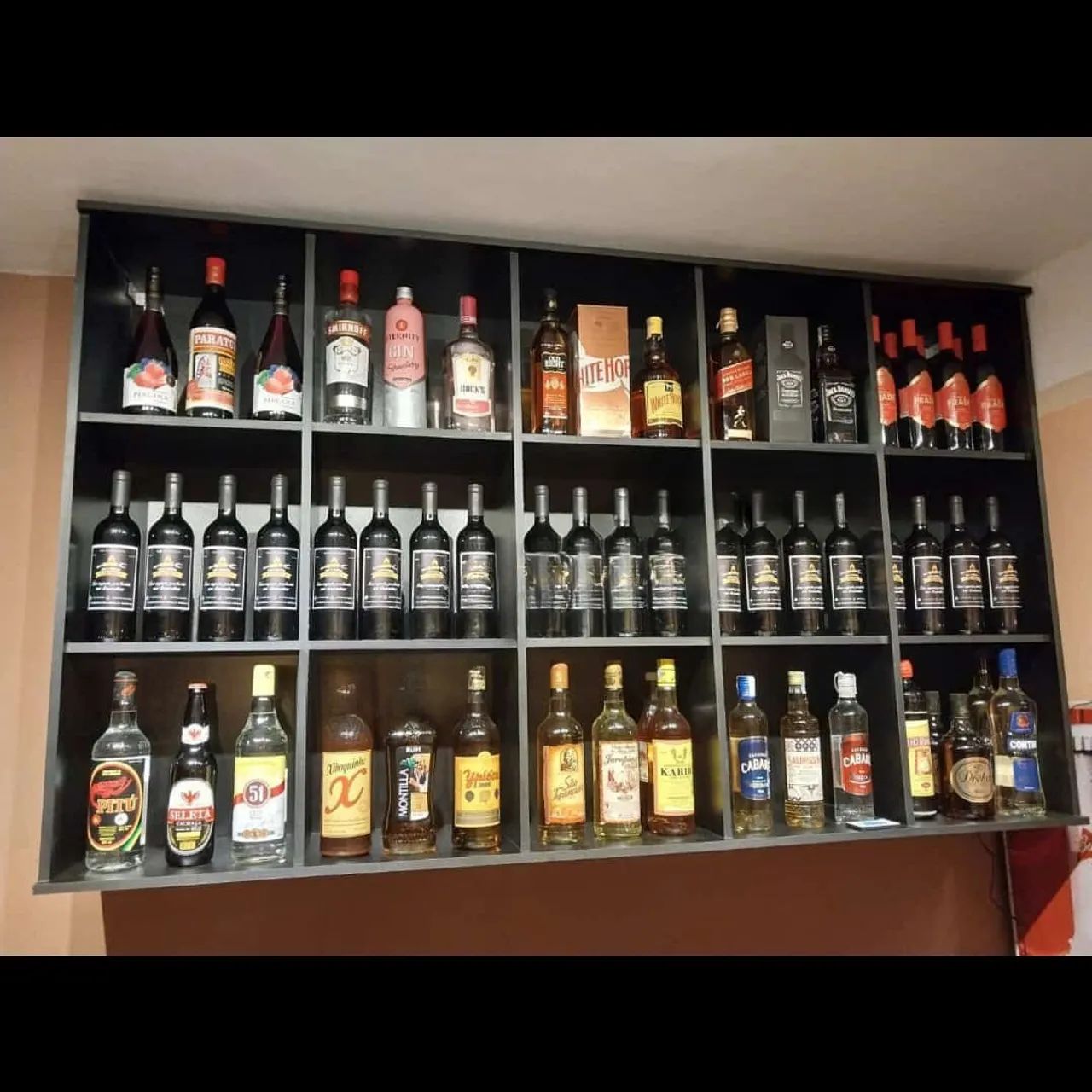 Colmeia Horizontal p/ adega MDF