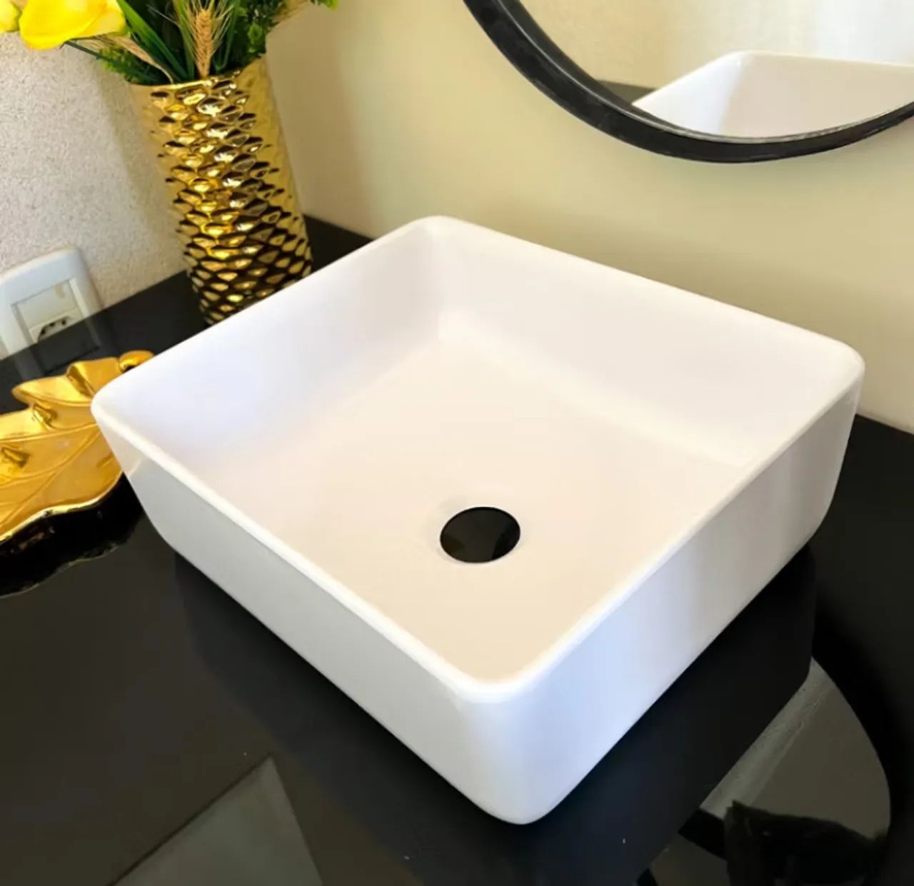 Cuba Para Banheiro De Sobrepor Tulipa