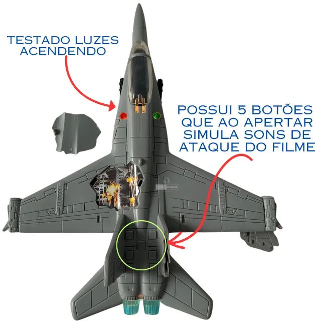 ID4 Independence Day Electronic F/A-18 Hornet - Hobbies e coleções