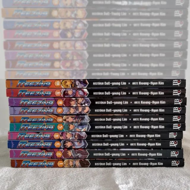 Mangá Freezing Volume 1 ao 10 - Foto 2
