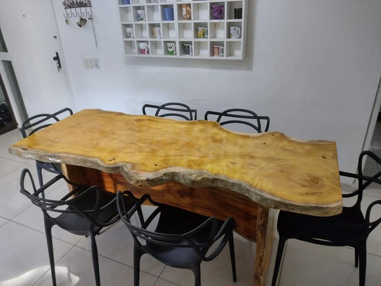 Mesa 100% orgânica madeira maciça  - Foto 4