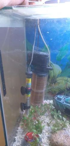 Aquario 80*40*30,com prateleira em aço carbono reforçada. - Foto 6