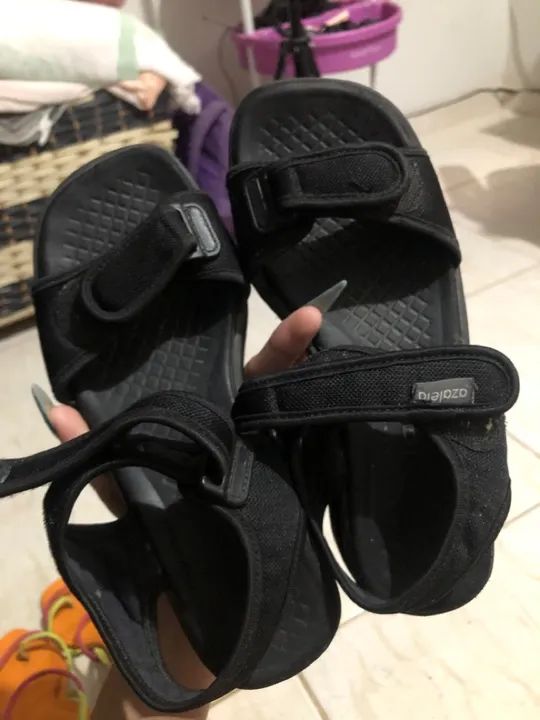 Sandália feminina preta