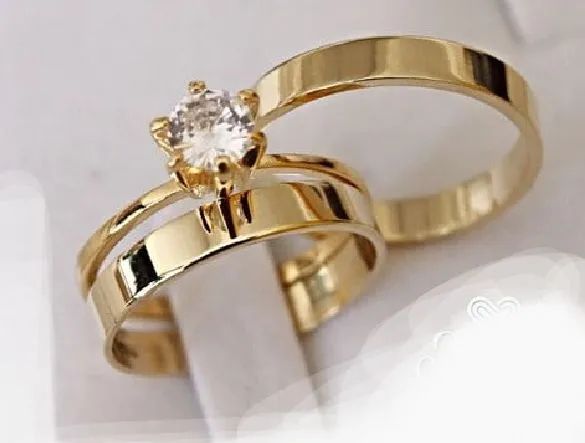 Alianças Personalizadas Compromisso Gravação+ Anel+ Garantia  - Foto 2