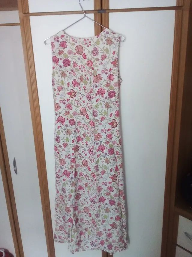 Vestido Longo Florido 