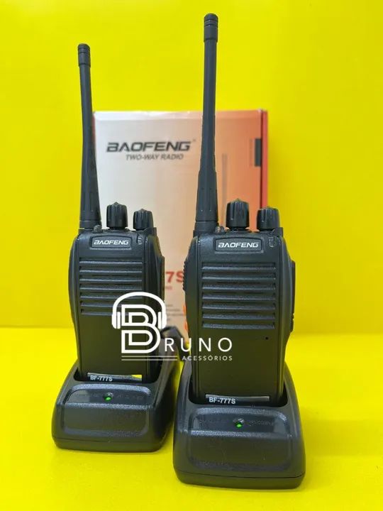 Rádio Comunicador Baofeng Walktalk Microfone<br> - Foto 3