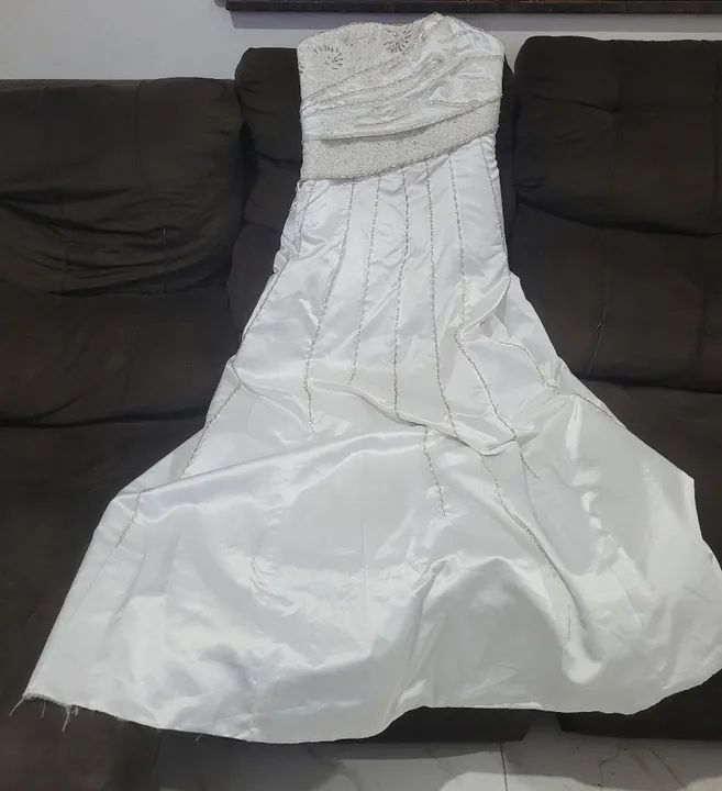  Vende se  Vestido de noiva usado   - Foto 5