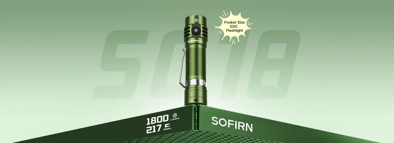 Sofirn SC18 1800lm edc Lanterna usb C Recarregável sst40 led 18650 Optics Lens - Foto 6