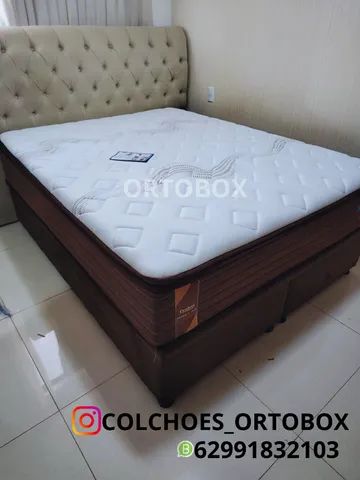 Base e Colchão Casal da Probel/suporte de 180 kilos 
