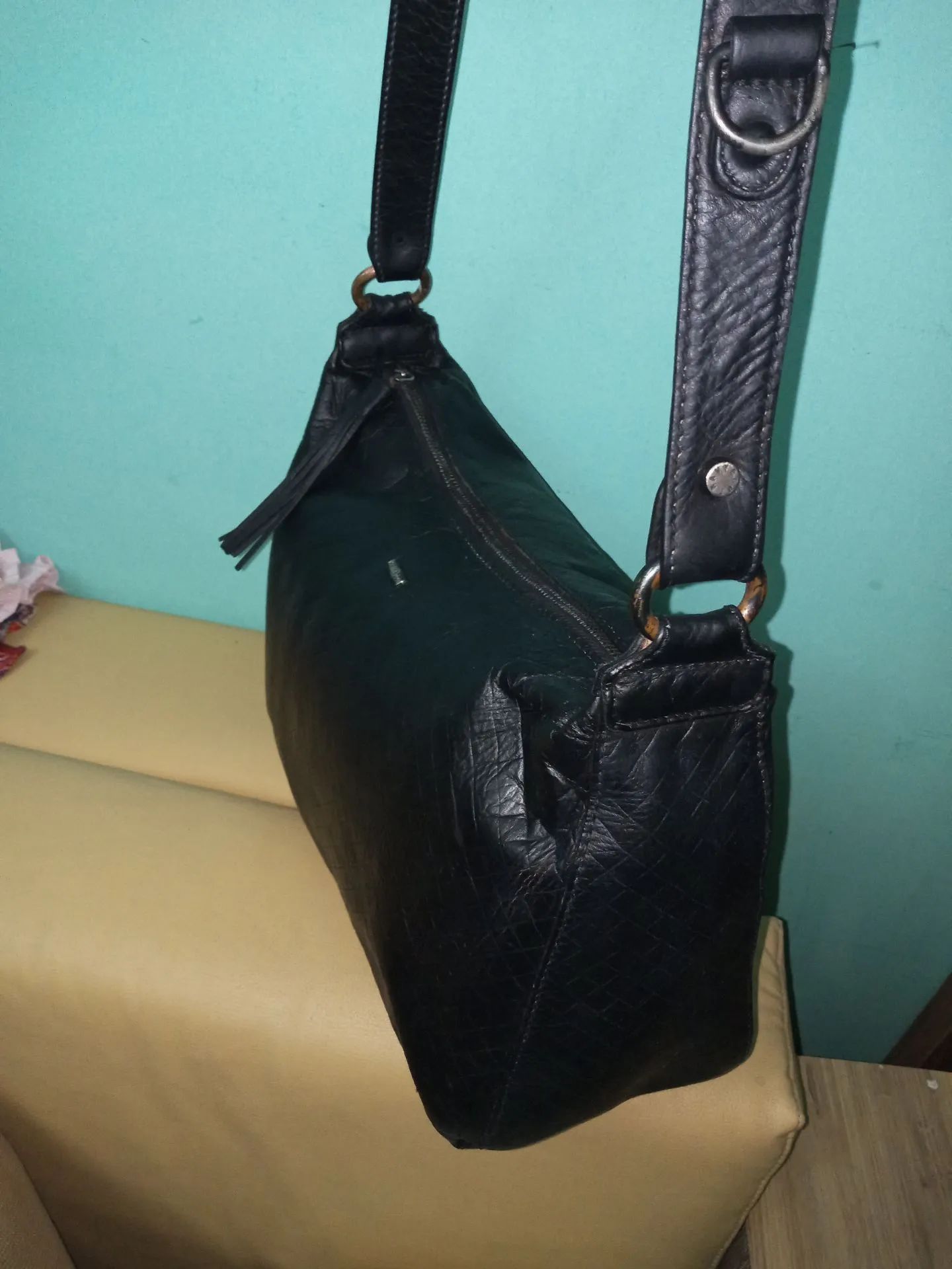 Bolsa de couro legítimo - Foto 2