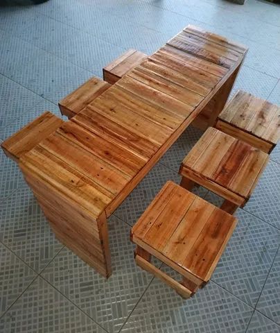 Recanto dos Paletes, fabricamos móveis rústicos de Pallet e pinus. - Foto 3