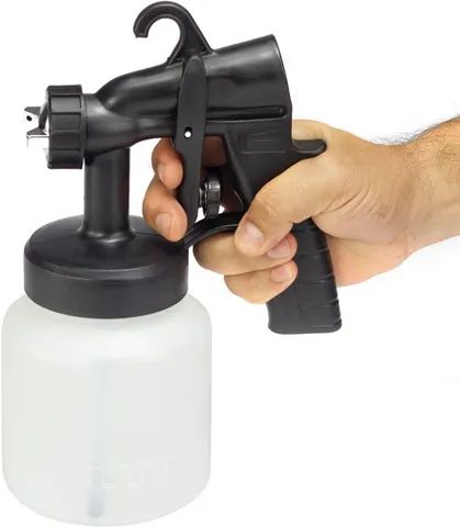 Pistola de Pintura Profissional Pulverizadora com Compressor de Tinta 650W 220V - Foto 3