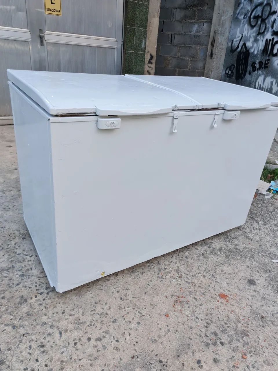 Freezer horizontal dupla ação eletrolux com controle de temperatura motor todo original  - Foto 6