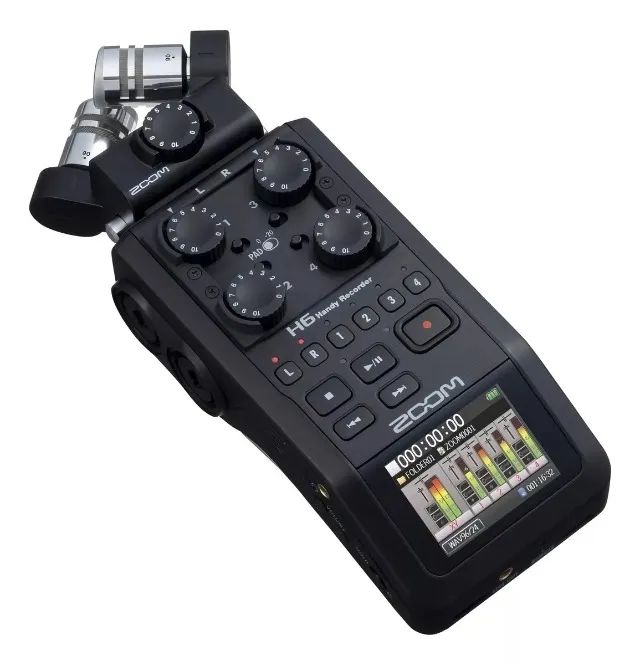 GRAVADOR PROFISSIONAL- Zoom Handy Recorder track Portátil Cor Preto