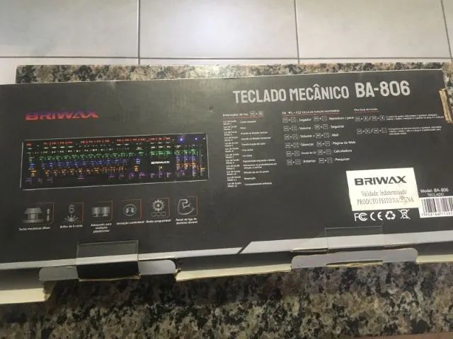 Teclado mecânico BRIWAX BA-806 - Foto 5