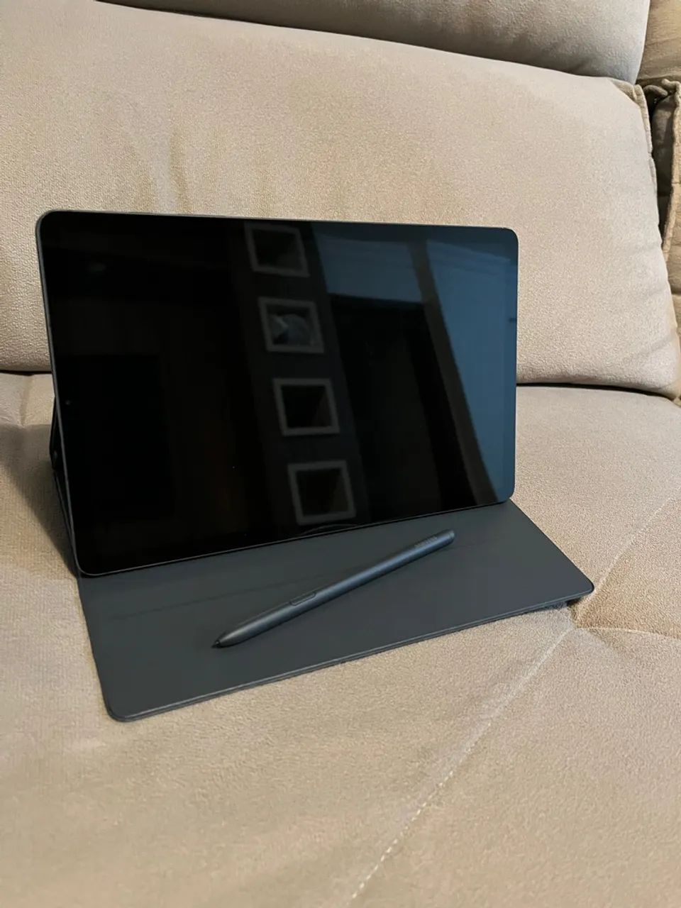 Tablet Samsung S6 Lite com caneta e capa originais