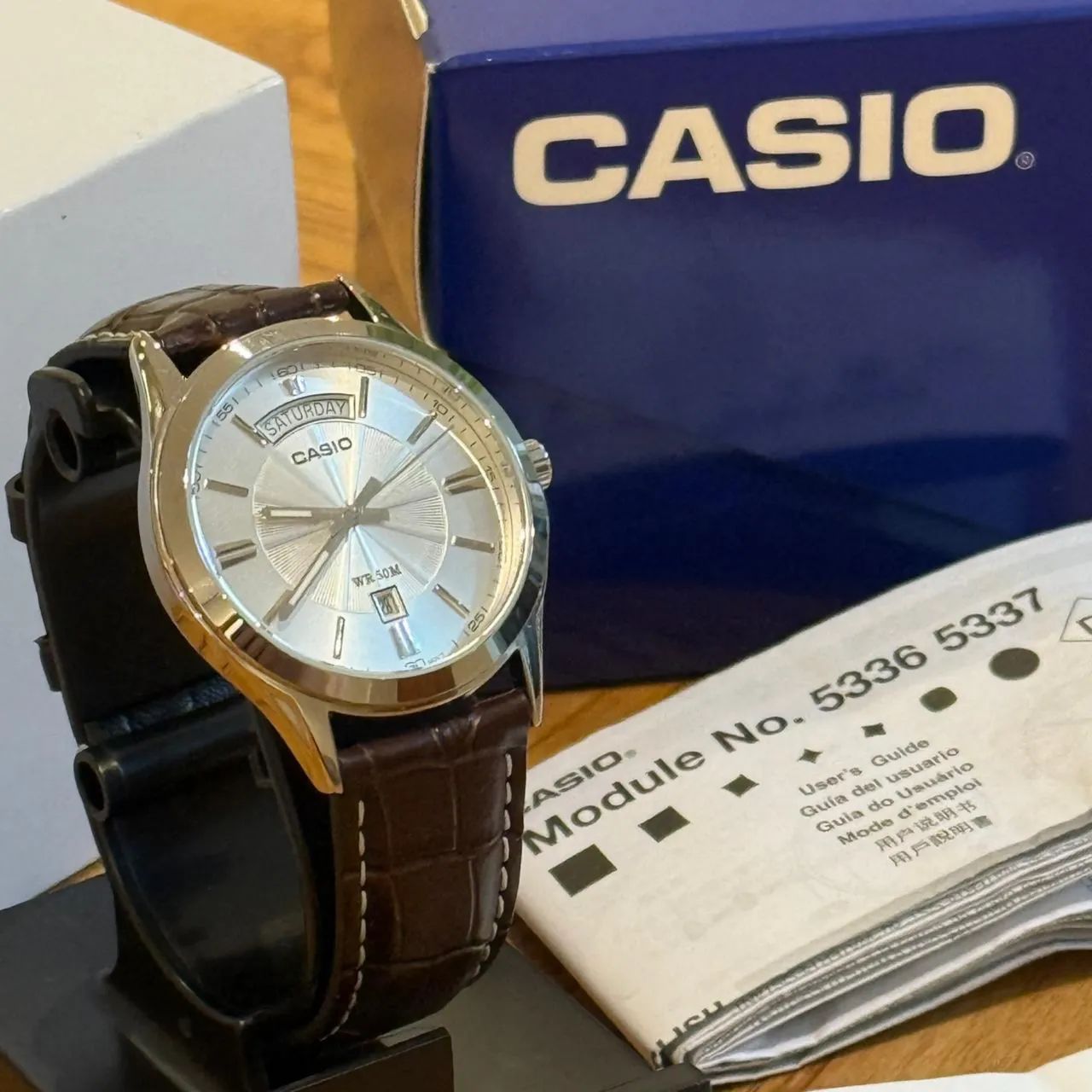Casio Clássico Day Date - MTP1381L - Foto 2
