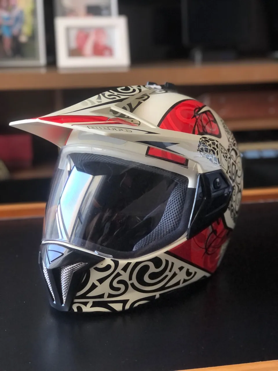 Capacete de Motocross Design Tribal