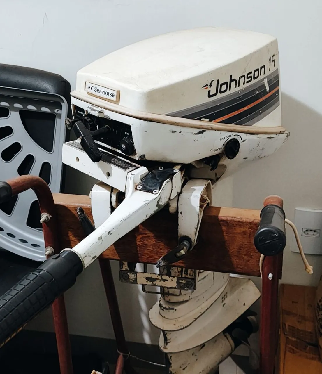 Motor de polpa 15hp Johnson USA original.
