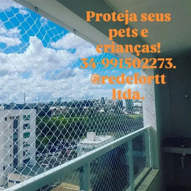 Redes de Proteção para sacadas, janelas, piscinas. ATENÇÃO: Preço por metro, aima de 10 m.