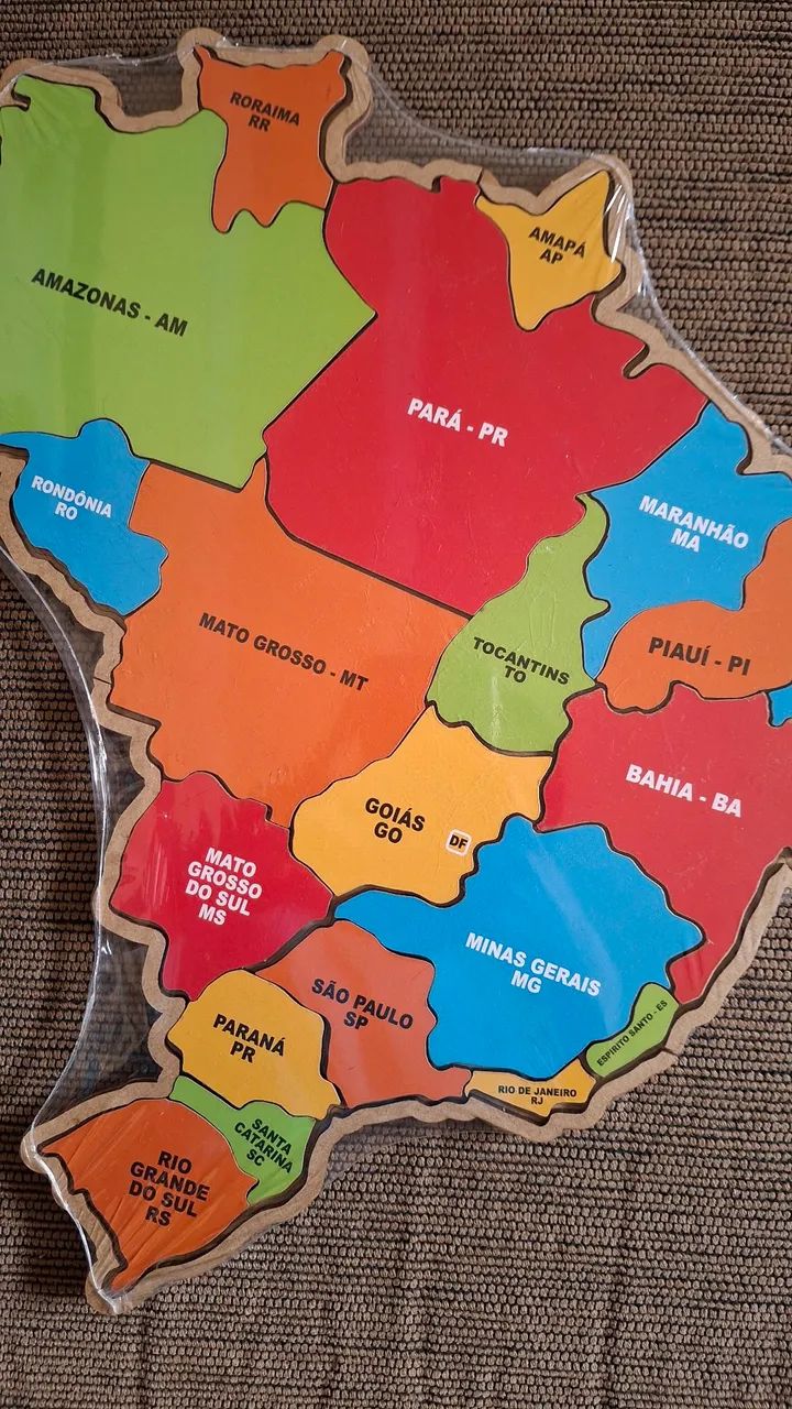 Quebra Cabeça Mapa do Brasil - Foto 3