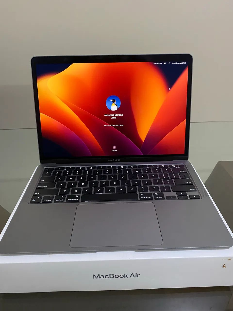 MacBook本体 MacBook Air 2020 CPU M1 8G SSD 256G Apple notebook MacBook Air (de 13 polegadas, Processador M1