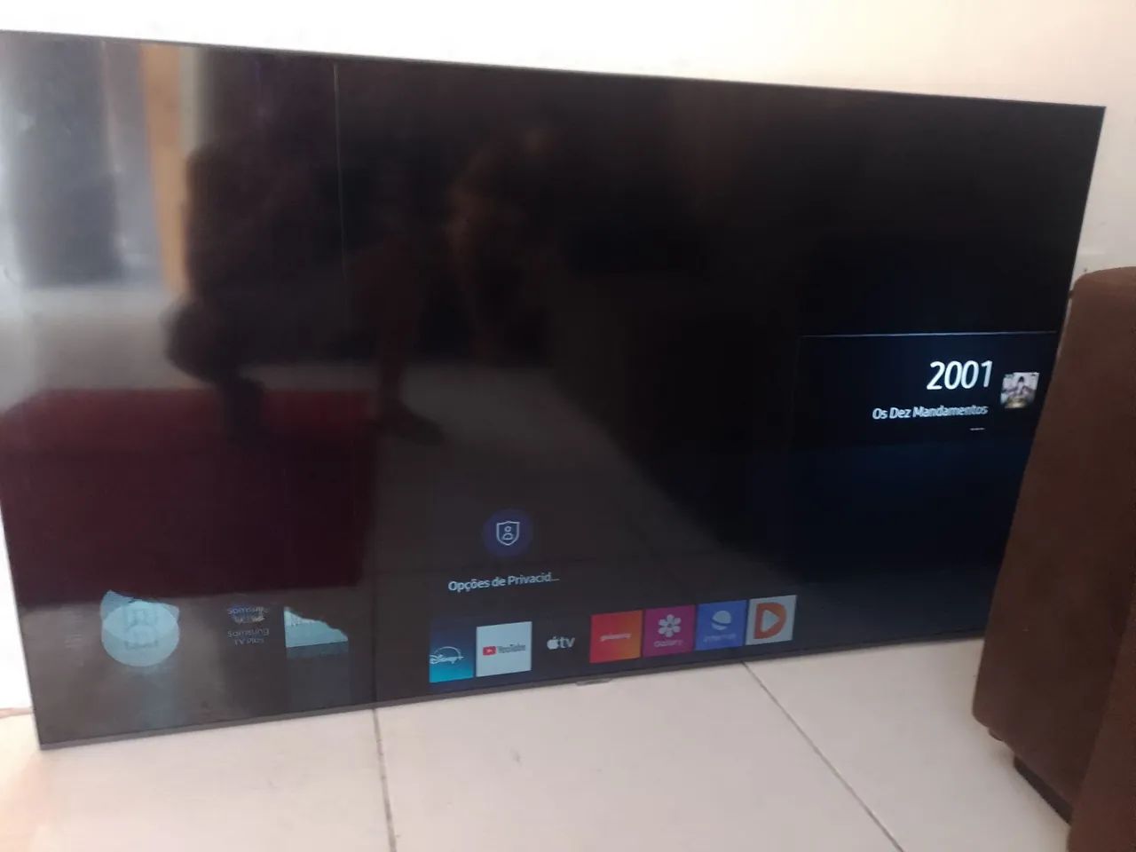 TV 4K com tela quebrada - Foto 2