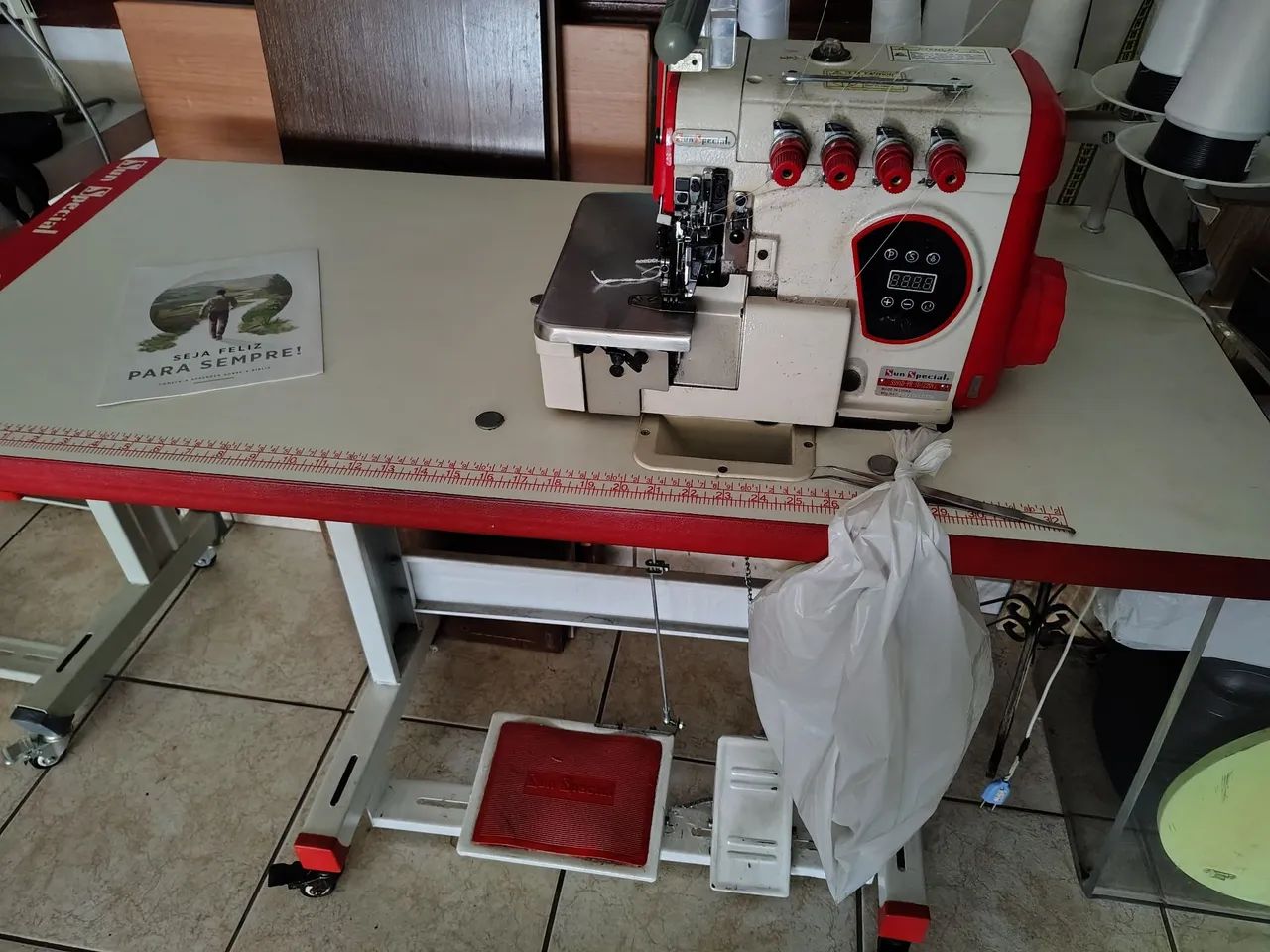 Máquina de Costura interlok Industrial Sun Special direct drive - Foto 3